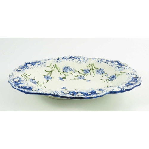 1111 - William Moorcroft for MacIntyre, a Buttercup scalloped dish, circa 1904, printed mark, 30cm wide