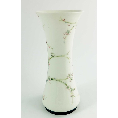 1117 - William Moorcroft for liberty, a Prunus vase, circa 1908, a waisted form, impressed and painted mark... 