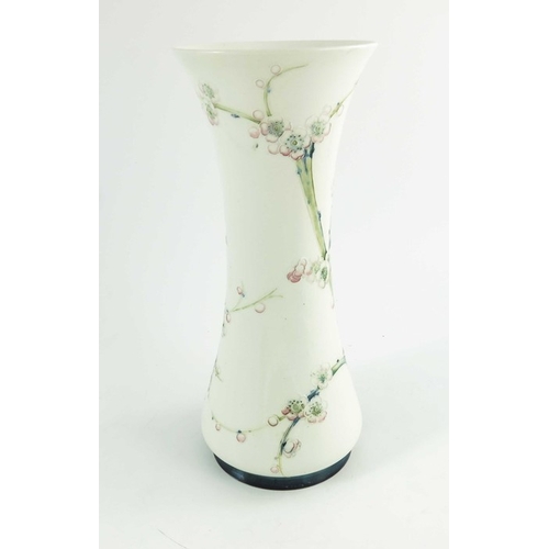 1117 - William Moorcroft for liberty, a Prunus vase, circa 1908, a waisted form, impressed and painted mark... 