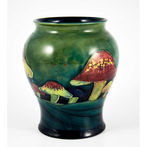 1128 - William Moorcroft, a Claremont vase, circa 1920, inverse baluster form, impressed marks and undergla... 