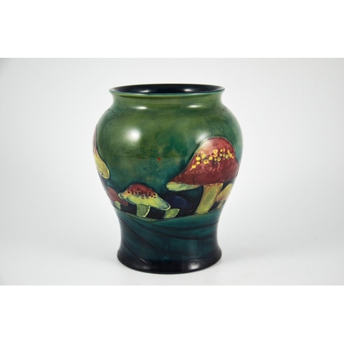 1128 - William Moorcroft, a Claremont vase, circa 1920, inverse baluster form, impressed marks and undergla... 