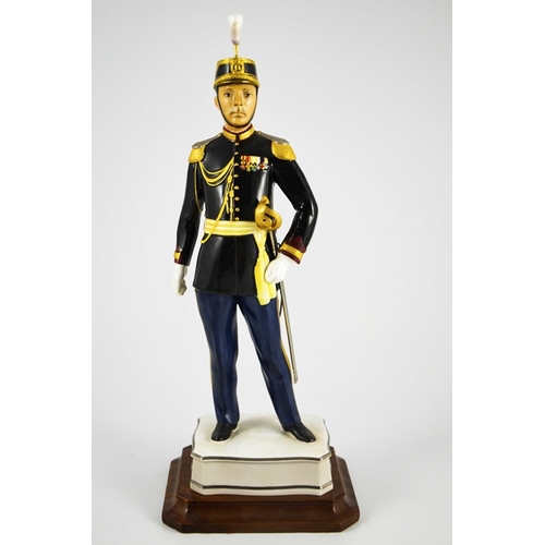 1463 - A Royal Worcester model of an Officer of the Palatine Guard, 1964, modelled by Neal French, numbered... 