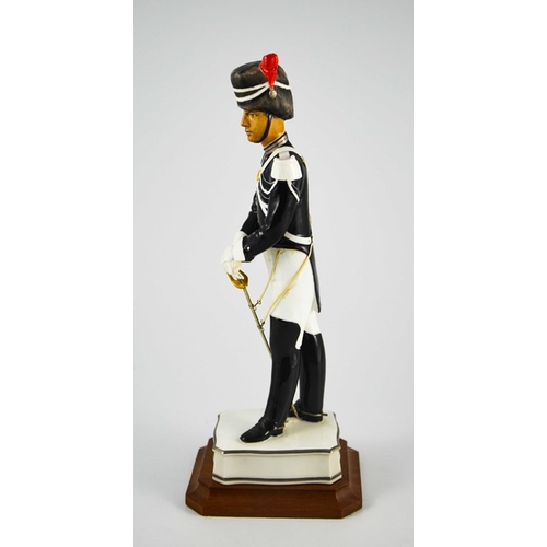 1478 - A Royal Worcester model of a Gendarme from the papal series, 'Gendarme of the Dendarmeria Pontificia... 