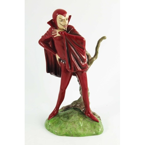 1512 - A Carlton Ware limited edition figure Mephisto, number 144 of 500, 26cm high