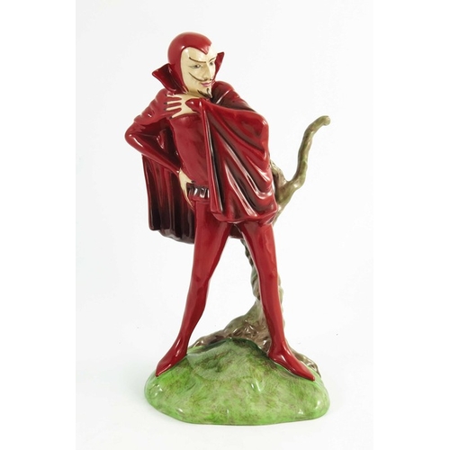 1512 - A Carlton Ware limited edition figure Mephisto, number 144 of 500, 26cm high