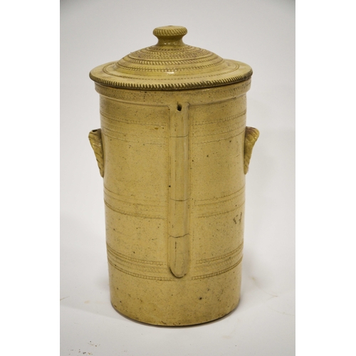 809 - A 19th century stoneware water filter, by Slack & Brownlow, Canning Works, Manchester, established 1... 