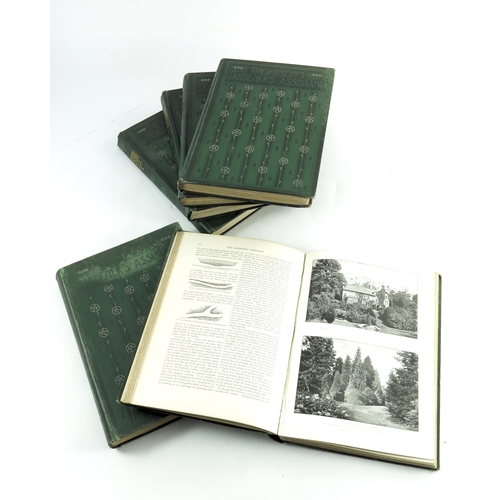 546 - Talwyn Morris, six volumes of cloth bound Thompsons Gardeners Assistant (6)