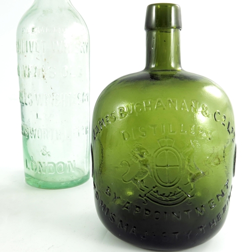 779 - Vintage whisky bottles by James Buchanan & Co, and Charles Wright & Sons Glenlivet plus Special Scot... 