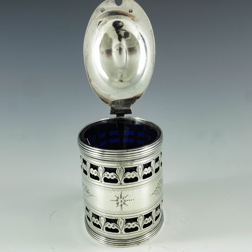 2007 - Peter, Ann and William Bateman, London 1800, a George III silver mustard pot, straight sided oval fo... 