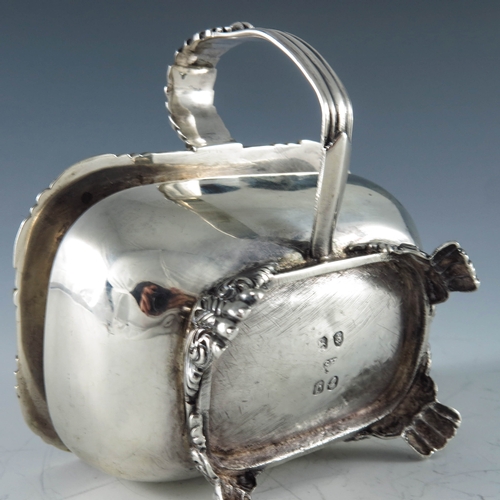 2014 - Solomon Hougham, London 1817, a George III silver mustard pot, of rectangular form, the plain body r... 