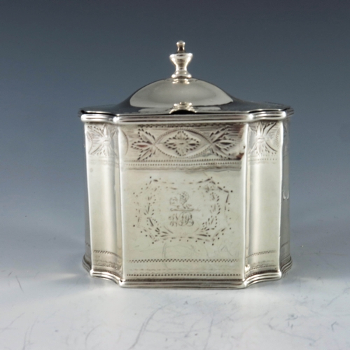 2015 - Solomon Hougham, London 1792, a George III silver mustard pot, square section octagonal ovoid form, ... 