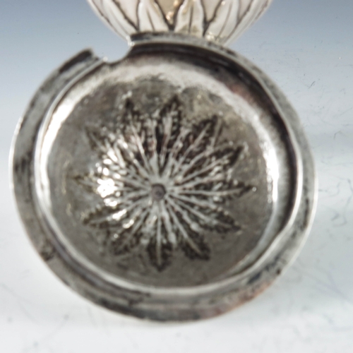 2020 - Charles Aldridge and Henry Green, London 1773, a George III silver vase shape mustard pot with appli... 