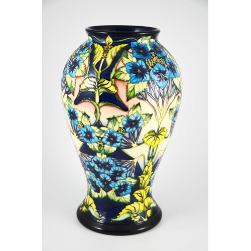 1075 - Philip Gibson for Moorcroft, a large Profusion limited edition vase, circa 2001, inveserse baluster ... 