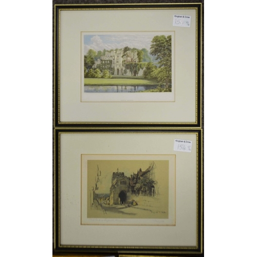 154 - 19th Century watercolour, Dutch Boy, together with various prints and watercolours.  (12)