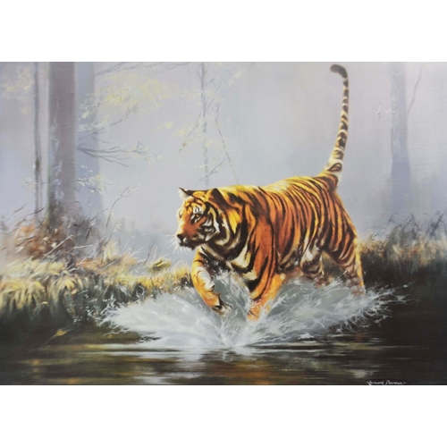 164 - Mick Cowston, Limited Edition signed print, Terrier and Tabby Cat, 32cm x 49cm; Leonard Pearman, Bri... 