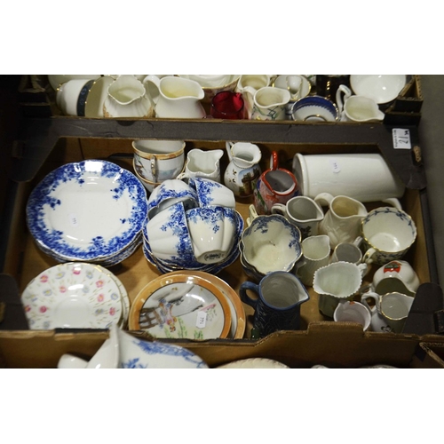 21 - Royal Cauldon blue dragon part dinner set, Doulton 'Blueberry' (side plates and a quantity of sundry... 