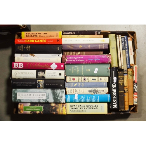 85 - Four boxes of books, including military reference, history, flora and fauna, Art and Hobbies.