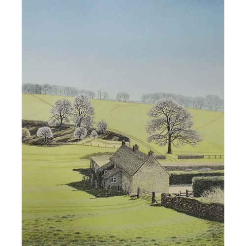 208 - Anthony Dawson, A Cotswold Farm, Salperton, watercolour, signed, 19cm x 25cm, framed; and another 'F... 