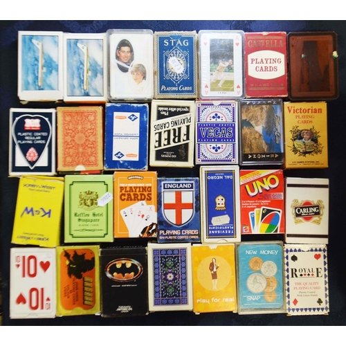 248 - A large group of playing cards including Raffles Hotel Singapore, Jack Daniels and Liverpool FC (50+... 