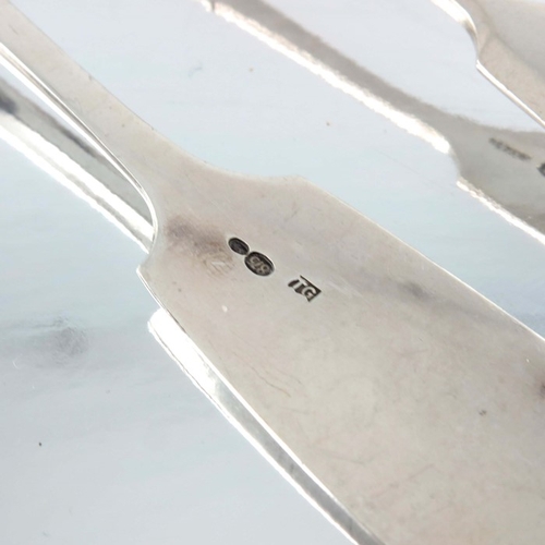 30 - A matched set of Imperial Russian and Estonian silver flatware, including Josef Kopf, Tallinn circa ... 