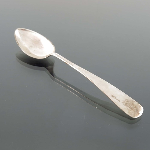 41 - A set of six German silver teaspoons, D Tho Aspern, circa 1910, together with an Estonian silver spo... 