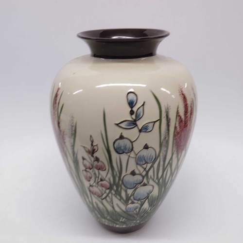 103 - Lorna Bailey for Old Ellgreave Pottery, circa 1997,  Summer Garden vase, inverse baluster form, prin... 