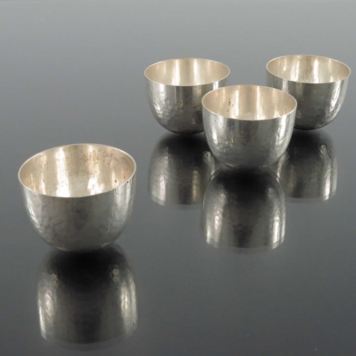 63 - Gorham for the Metropolitan Museum of Art, a set of four American silver facsimile miniature tumbler... 