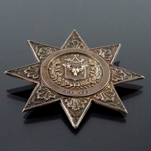 181 - Ancient Order of Foresters, a Victorian silver sash badge, Hilliard and Thomason, Birmingham 1858, e... 