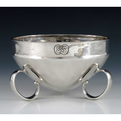 213 - Archibald Knox for Liberty and Co., an Arts and Crafts Cymric silver bowl, Birmingham 1902, squat am... 