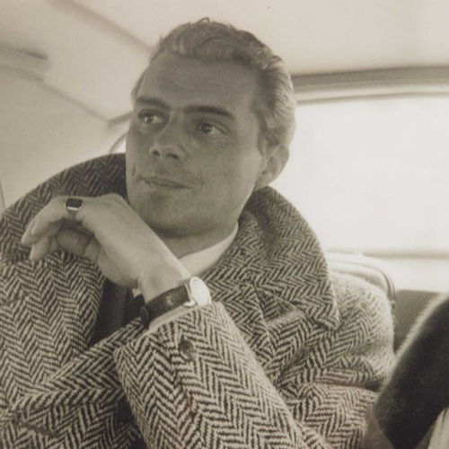 303 - Michael Ward (1929-2011), Photograph of Dirk Bogarde and Olivia De Havilland, 1959, signed in pen wi... 