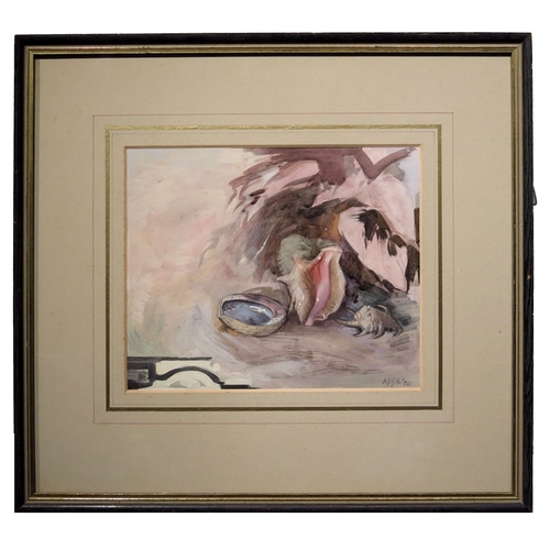 330 - Anthony Baynes (1921-2003), Shells, watercolour, signed, 20cm x 25cm, framed