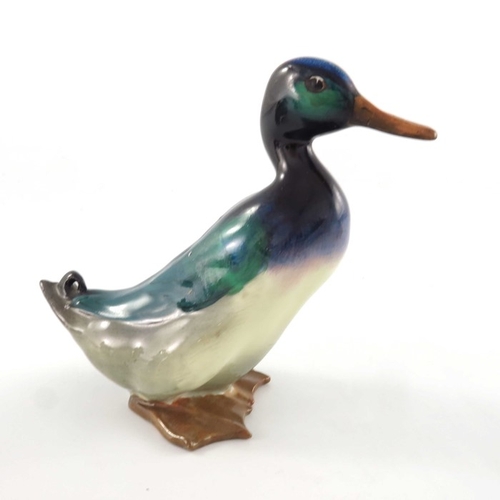 743 - Four Royal Doulton Mallard duck figures, including Drake on a Rock in two colourways HN132, HN150 an... 