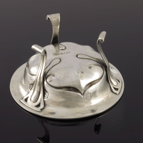 262 - Kate Harris for William Hutton, an Arts and Crafts silver footed bowl, W G Connell retail, London 18... 