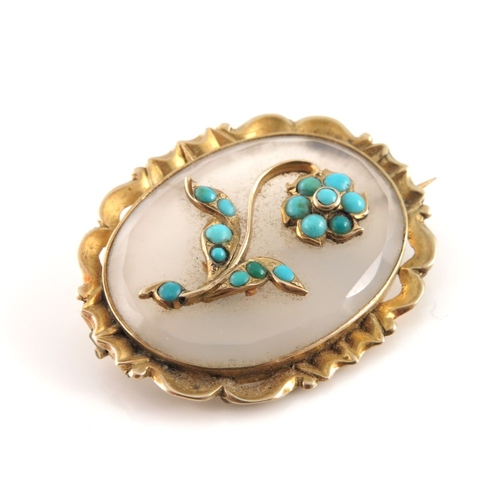 321 - A set of blue gem and turquoise jewels, to include an 18ct gold turquoise and imitation pearl ring, ... 