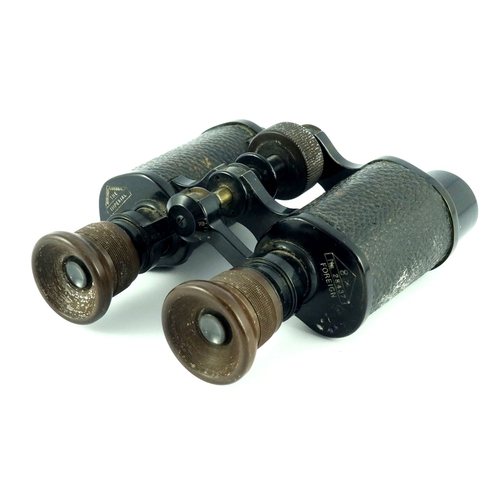 393 - A World War One era set of binoculars, The Imperial Aitchison London, 8x NR28437 FOREIGN