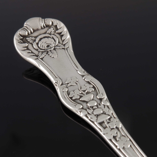 75 - A Victorian silver spoon, Samuel Hayne and Dudley Cater, London 1861, Old England pattern, cast with... 