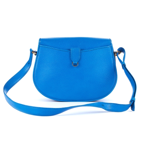 24 - Cartier, a Must De Cartier crossbody handbag, crafted from blue grained leather, featuring maker's f... 