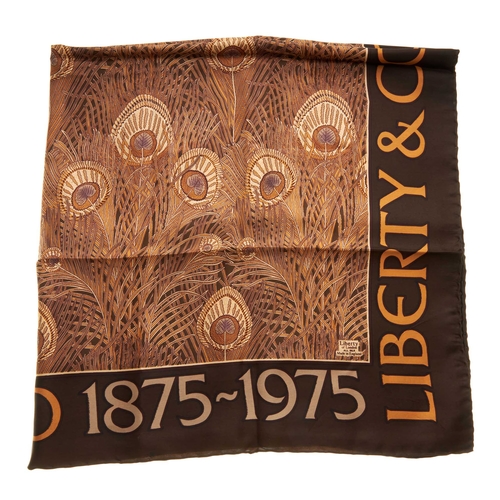 194 - Liberty of London, a 100th Anniversary silk scarf, made in 1975 to celebrate the 100th anniversary o... 