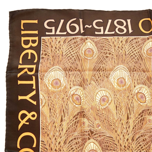 194 - Liberty of London, a 100th Anniversary silk scarf, made in 1975 to celebrate the 100th anniversary o... 