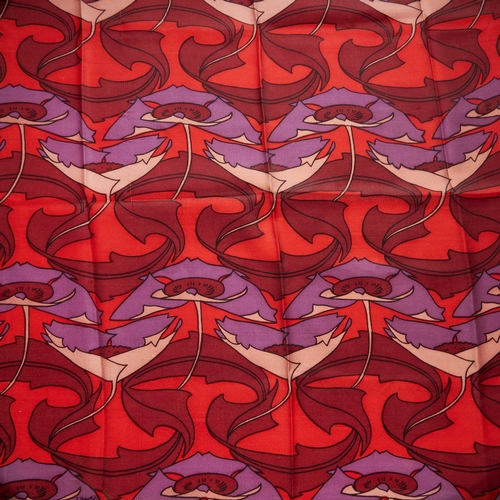 195 - Liberty of London, two silk scarves, to include a multicoloured scarf featuring a boat on water, tog... 