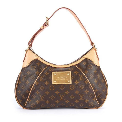 201 - Louis Vuitton, a monogram Thames hobo handbag, designed with the maker's monogram coated canvas exte... 