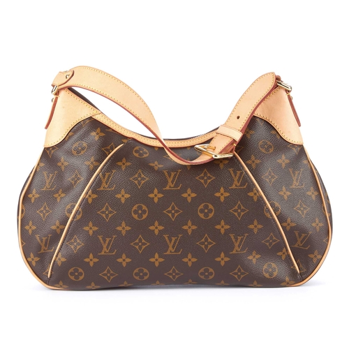 201 - Louis Vuitton, a monogram Thames hobo handbag, designed with the maker's monogram coated canvas exte... 