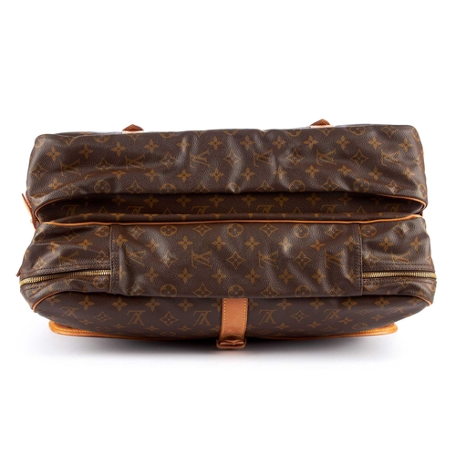 211 - Louis Vuitton, a monogram Sac Chasse hunting bag, with maker's monogram coated canvas exterior and n... 