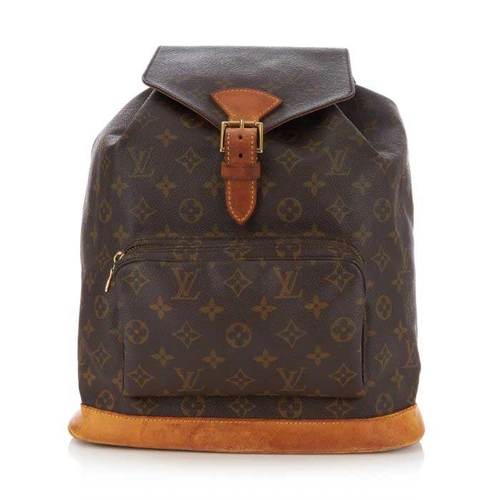 214 - Louis Vuitton, a monogram Montsouris GM backpack, designed with maker's signature monogram coated ca... 