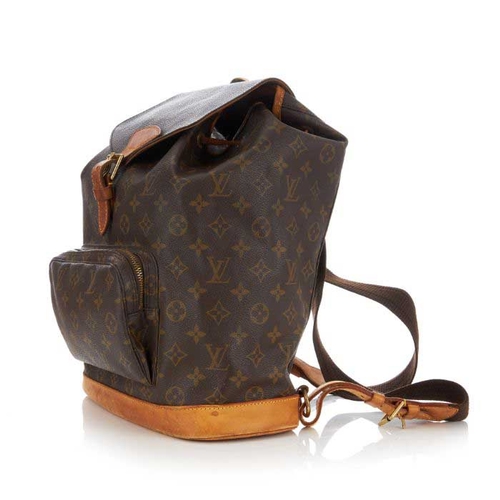 214 - Louis Vuitton, a monogram Montsouris GM backpack, designed with maker's signature monogram coated ca... 