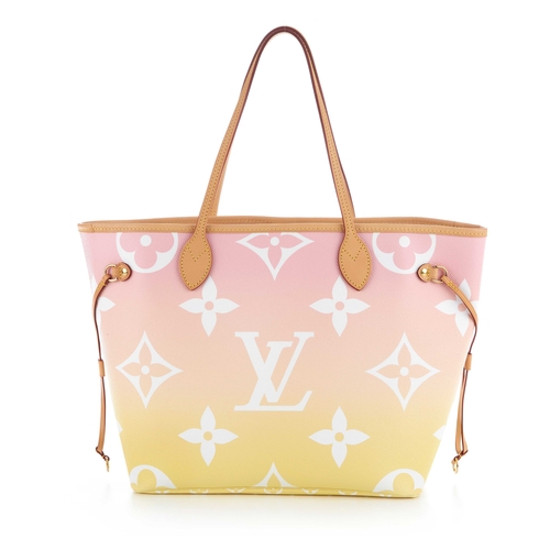 230 - Louis Vuitton, a limited edition By The Pool Neverfull MM handbag, designed with a giant monogram, p... 