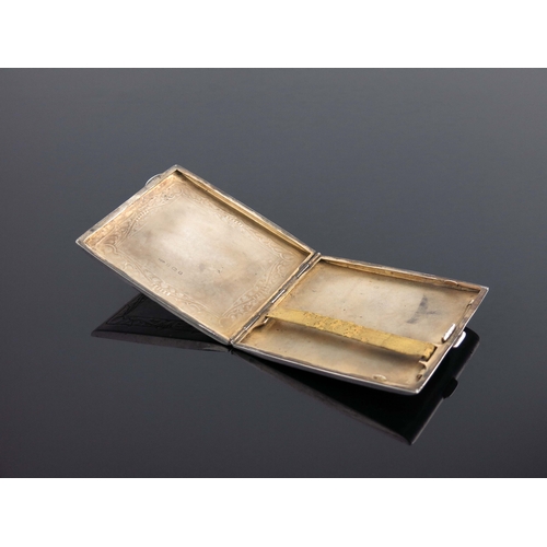 145 - Archibald Knox for Liberty and Co., an Arts and Crafts silver and enamelled cigarette case, Birmingh... 