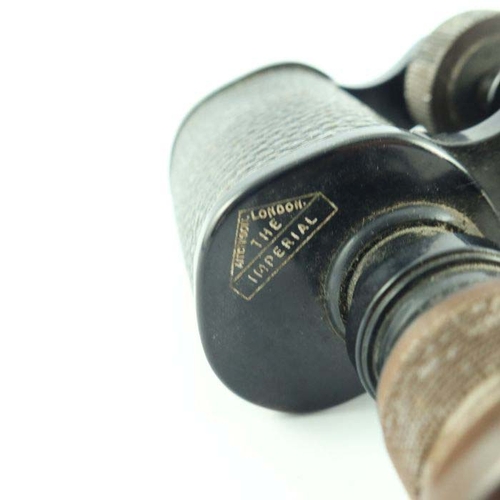 203 - A World War One era set of binoculars, The Imperial Aitchison London, 8x NR28437 FOREIGN