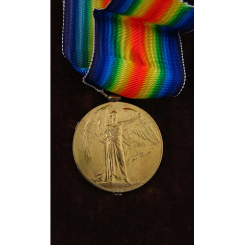 205 - First World War casualty group, awarded to Sergeant Lowry Lees, British War Medal and Victory Medal ... 