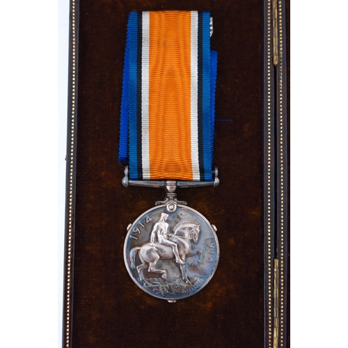 205 - First World War casualty group, awarded to Sergeant Lowry Lees, British War Medal and Victory Medal ... 